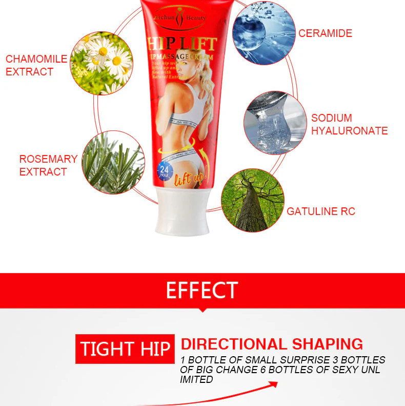 Aichun Beauty Hip Lift & Massage Cream - Butt Firming Cream 120g - Image 5