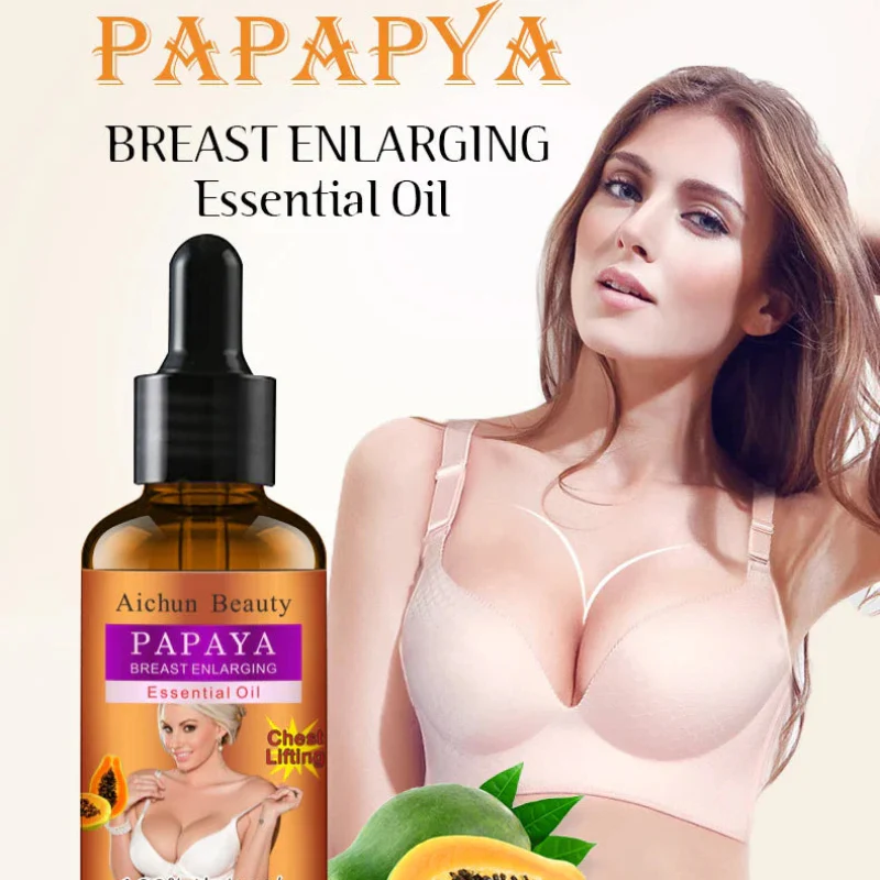 AICHUN BEAUTY Pack of 2 Papaya Breast Enlargement Essential Oil and Cream - Image 3
