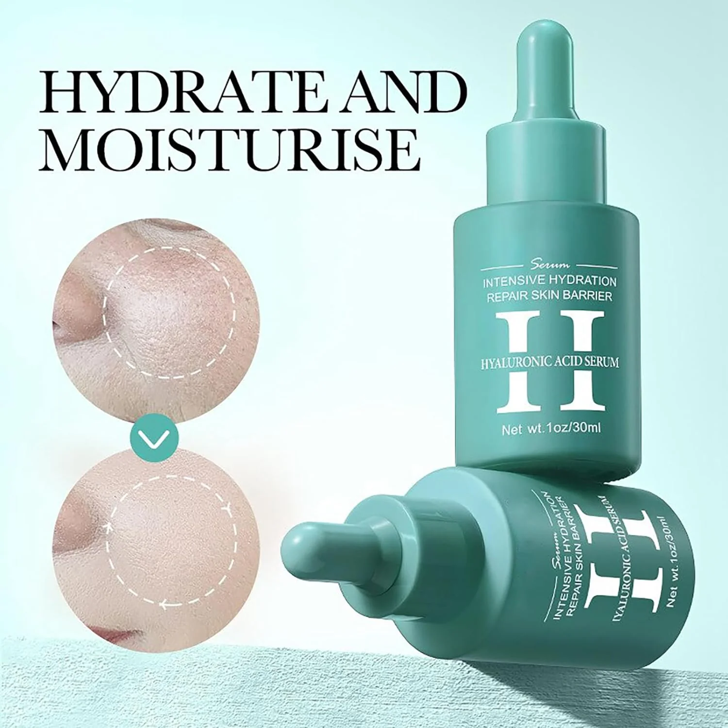 Bioaqua Hyaluronic Acid Repair Skin Face Serum 30ml - Image 3
