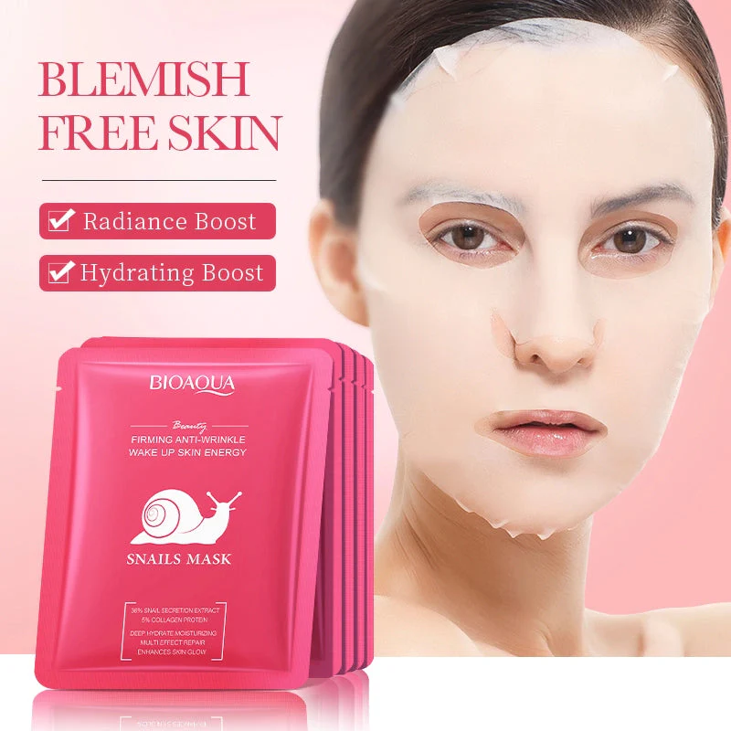BIOAQUA Pack of 6 Multi-Effect Hydration Moisturizing Facial Sheet Mask - Image 4