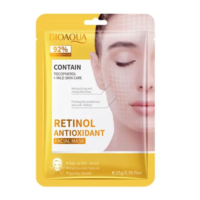 BIOAQUA 8-Piece Plant Extract & Anti-Aging Facial Sheet Mask Set - Image 3
