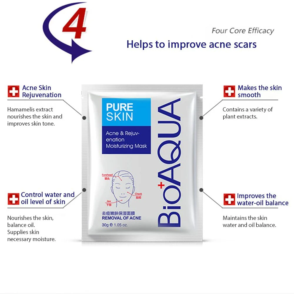 BIOAQUA Acne Care Sheet Mask for Oily & Acne-Prone Skin - Image 3