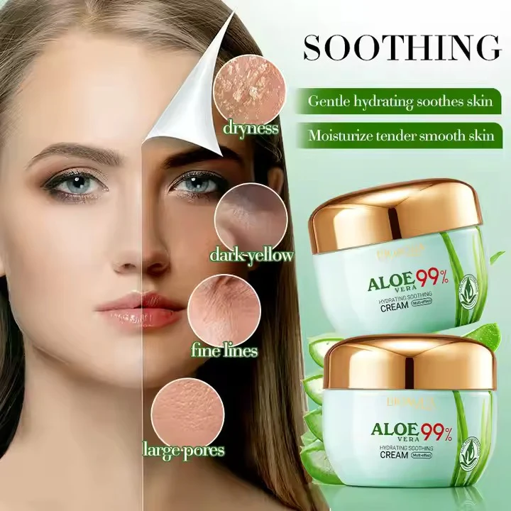 BIOAQUA Aloe Vera Hydrating Soothing Face Cream 50g - Image 3