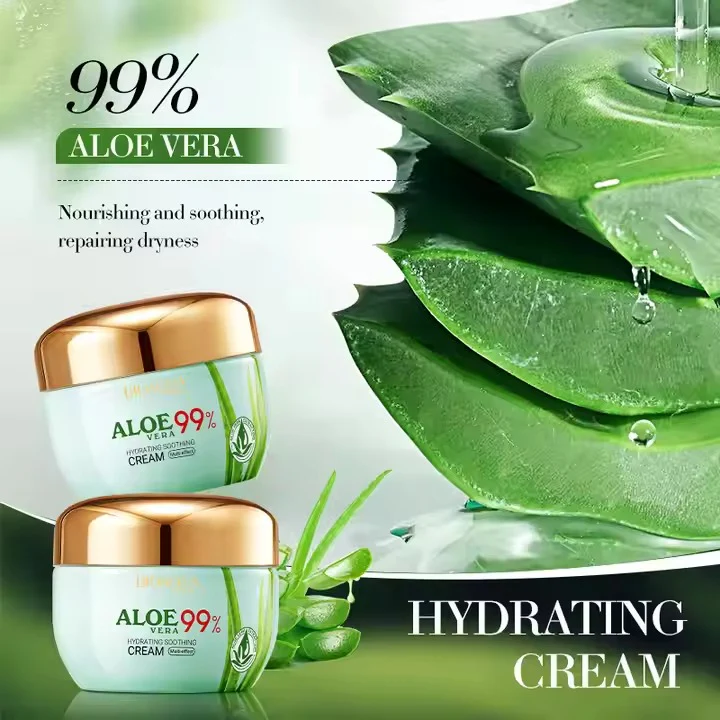 BIOAQUA Aloe Vera Hydrating Soothing Face Cream 50g - Image 4