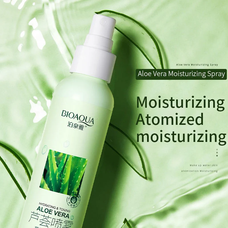 BIOAQUA Aloe Vera Hydrating & Toning Moisturizing Spray – 150ml - Image 3