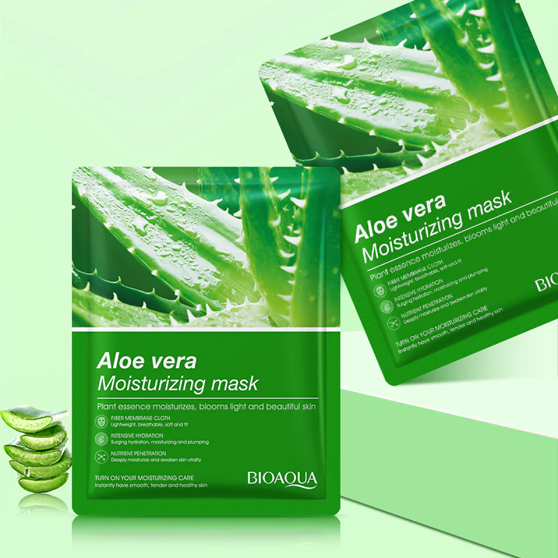 BIOAQUA Aloe Vera Moisturizing Face Sheet Mask 25g - Image 3