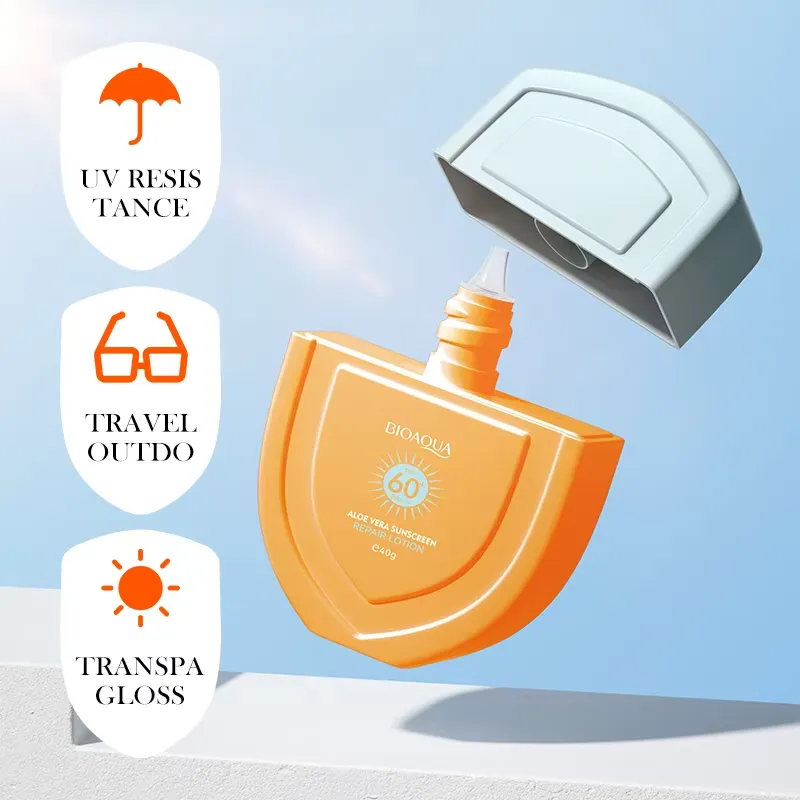 BIOAQUA Aloe Vera Sunscreen Lotion SPF60+ PA+++ - High Sun Protection - 40g - Image 3