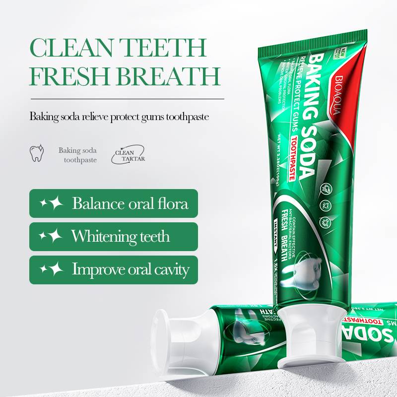 BIOAQUA Baking Soda Nicotinamide Relive Protect Gums Toothpaste 100g - Image 4