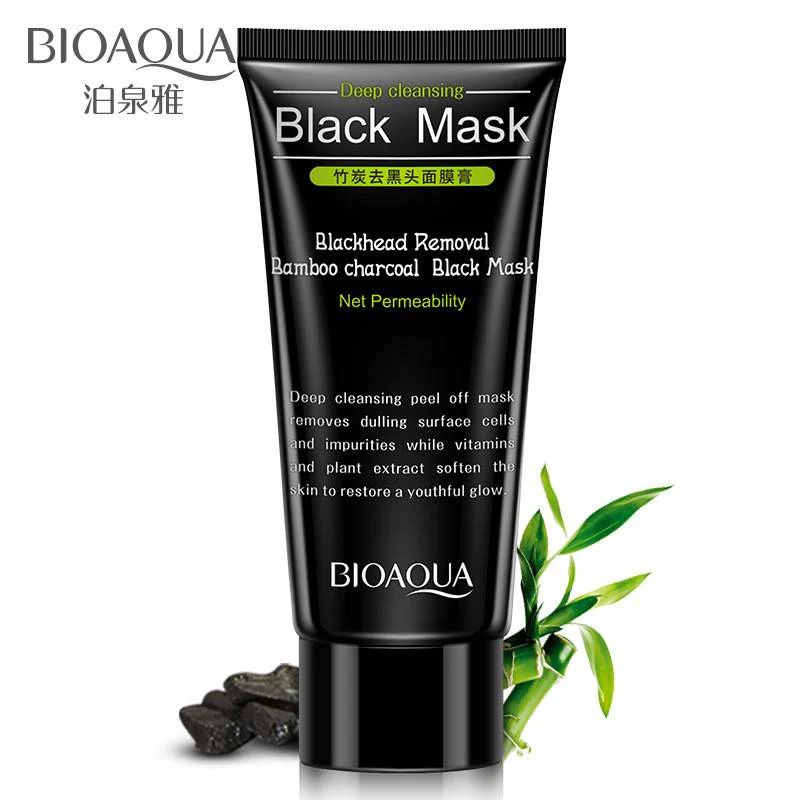 BIOAQUA Bamboo Charcoal Blackhead Removal Mask 60g - Image 6