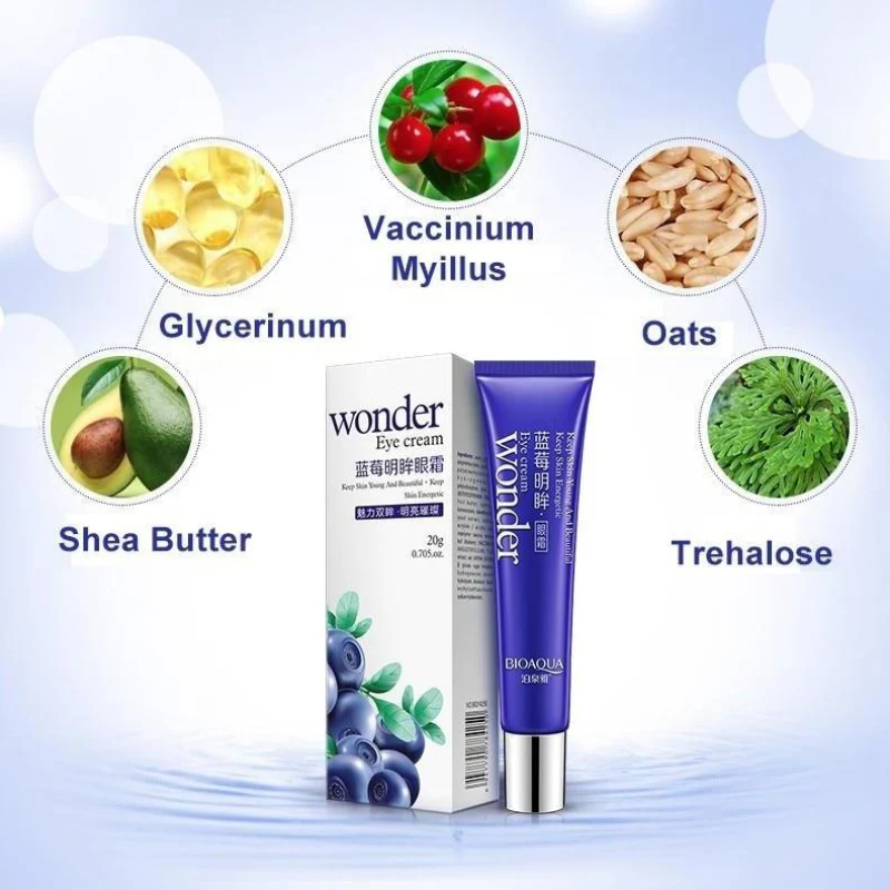 BIOAQUA Blueberry Eye Cream - Anti-Aging & Dark Circles - 20g - Image 3