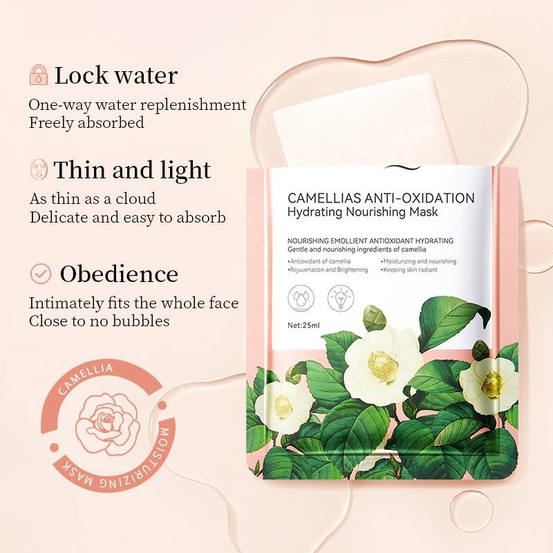 BIOAQUA Pack of 3 Camellia Anti-Oxidation Skin Care Set - Cleanser, Essence & Mask - Image 4