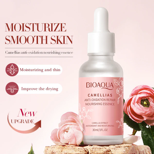 BIOAQUA Camellias Anti Oxidation Naurishing Face Serum 30ml - Image 3