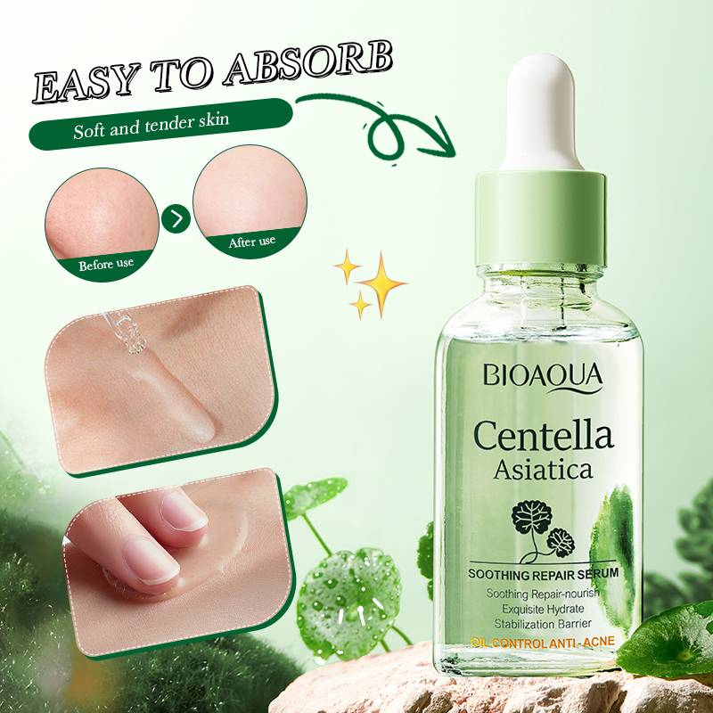 Bioaqua Centella Asiatica Soothing Repair Anti Acne Face Serum Essence 30ml - Image 3