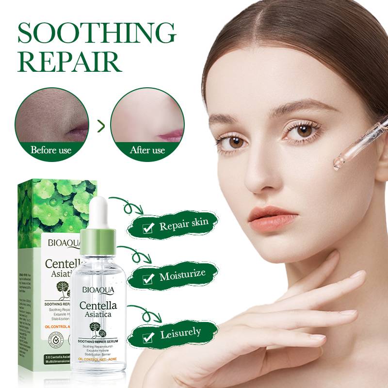 Bioaqua Centella Asiatica Soothing Repair Anti Acne Face Serum Essence 30ml - Image 4