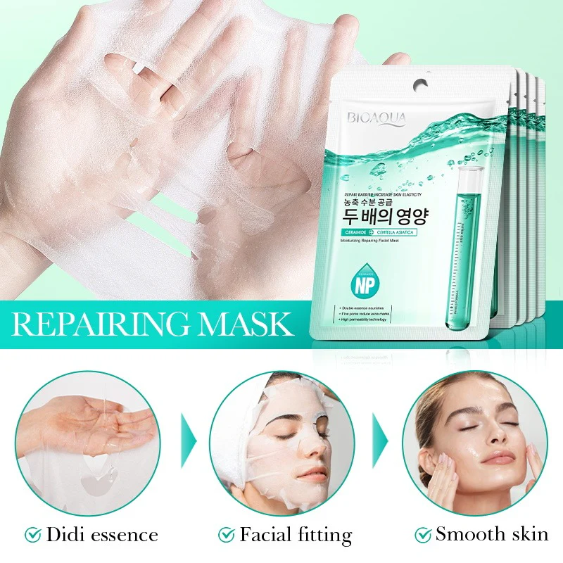BIOAQUA Ceramide Centella Asiatica Moisturizing Face Sheet Mask - Image 3