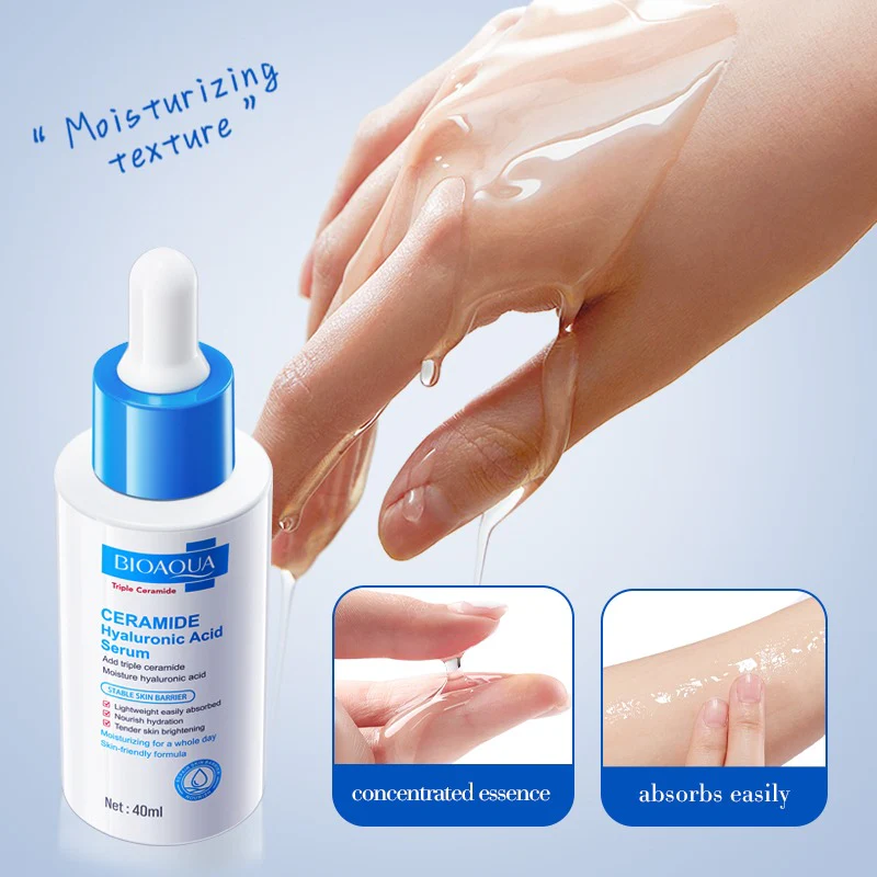 BIOAQUA Triple Ceramide & Hyaluronic Acid Moisturizing Serum - 40ml - Image 6