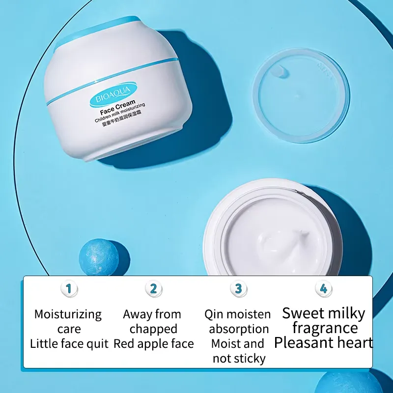 BIOAQUA Baby Milk Protein Moisturizing Face Cream - 50g - Image 5