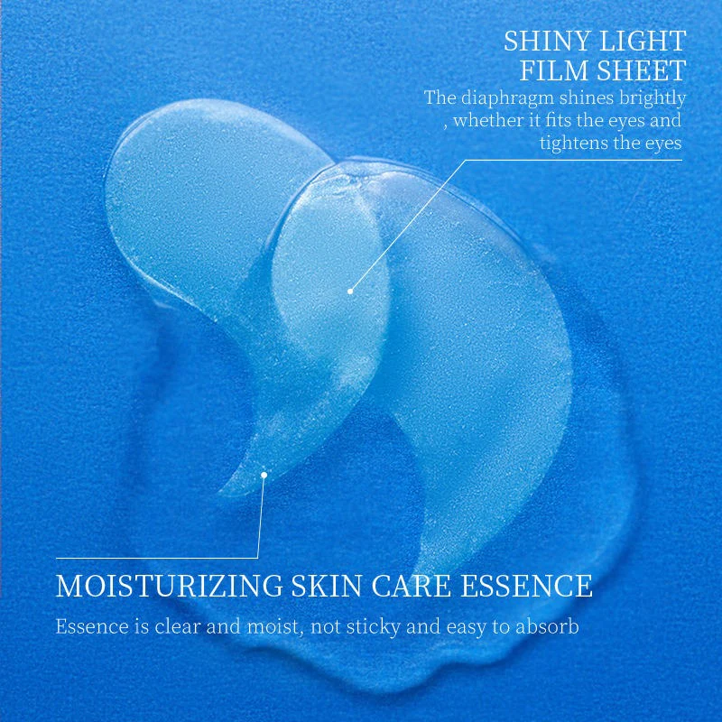 BIOAQUA Blue Copper Peptide Moisturizing Eye Mask 30 Pairs 80g - Image 3