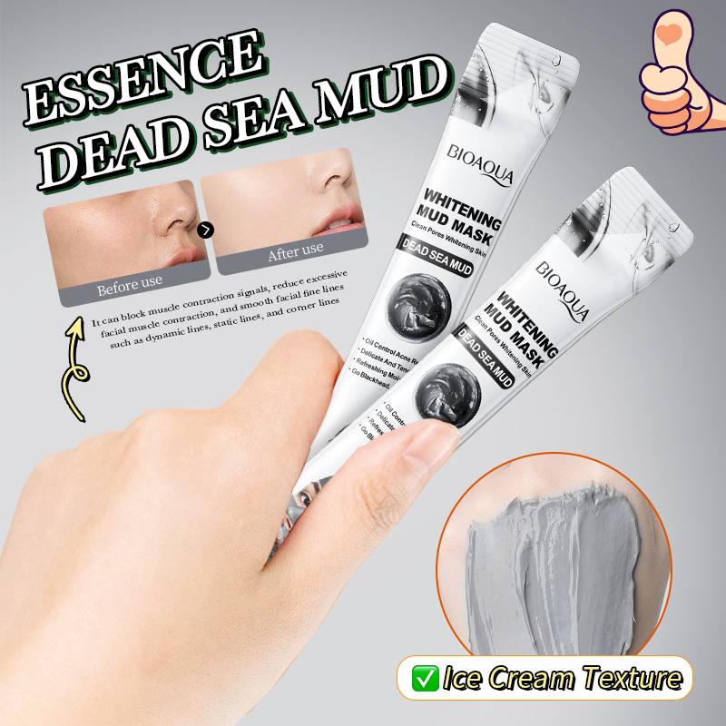 Bioaqua Dead Sea Mud Whitening Mud Mask 8g*10 Pcs - Image 3