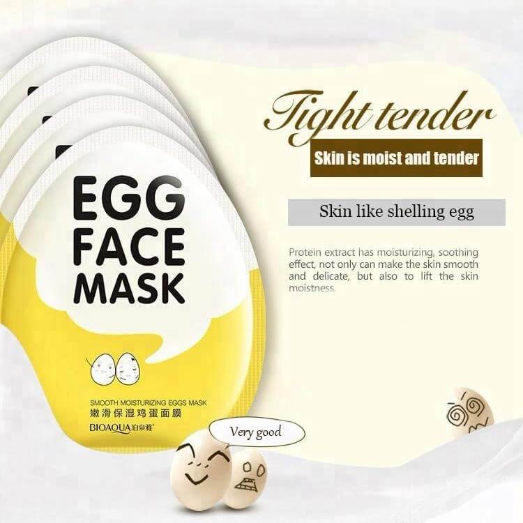 BIOAQUA Rejuvenating Egg Facial Sheet Mask 25g - Image 2