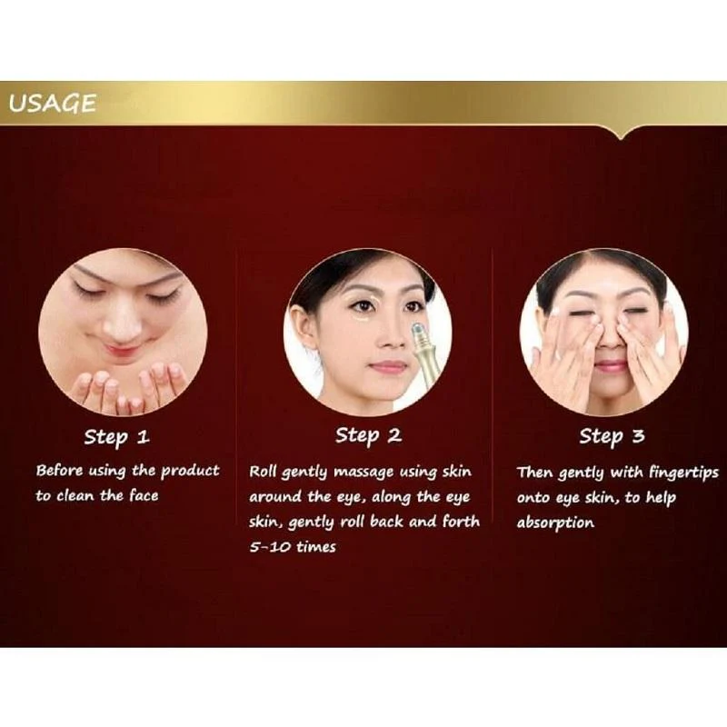 BIOAQUA Eye Roll-On Essence - Dark Circle & Puffiness Reduction - 15ml - Image 6