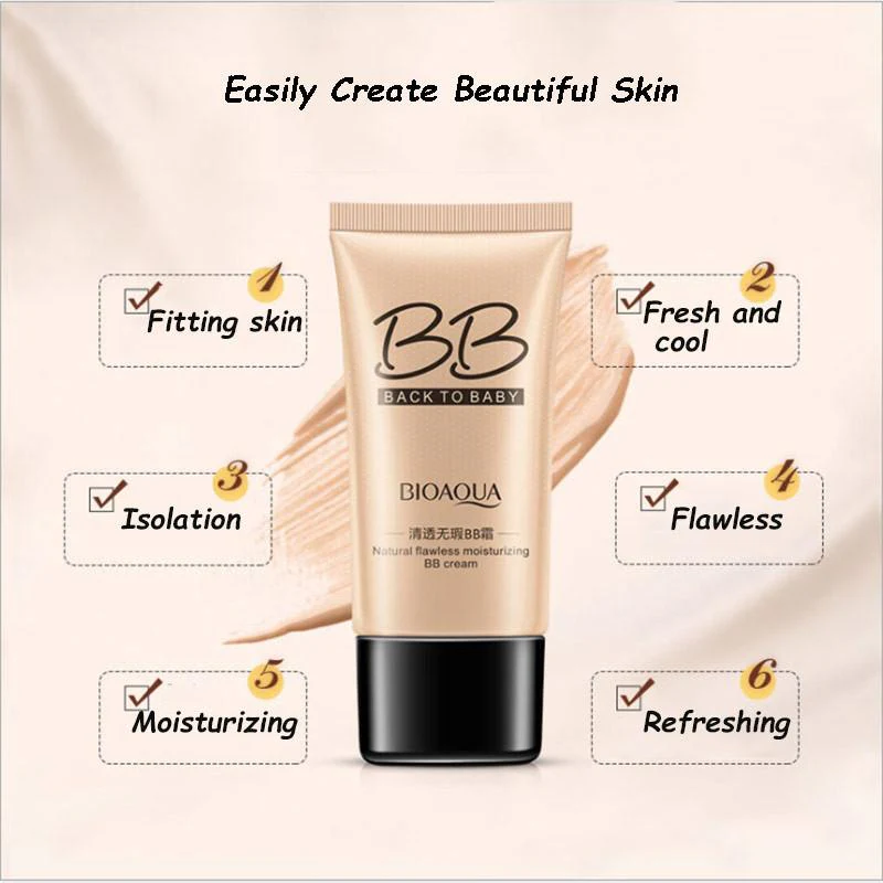 BIOAQUA Beautification Concealer BB Cream 40g - Image 3