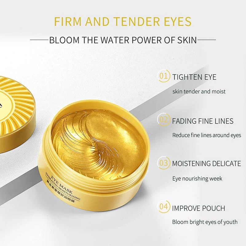 BIOAQUA Gold Luxury Hydrating Eye Mask 30 Pairs 80g - Image 4