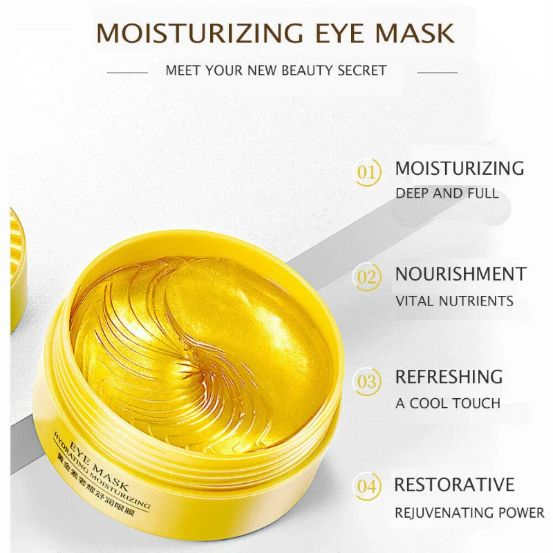 BIOAQUA Gold Luxury Hydrating Eye Mask 30 Pairs 80g - Image 5