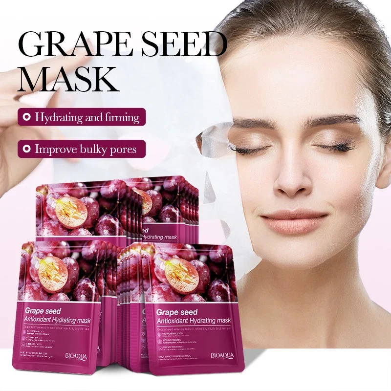 BIOAQUA Grape Seed Antioxidant Hydrating Facial Sheet Mask - Image 2