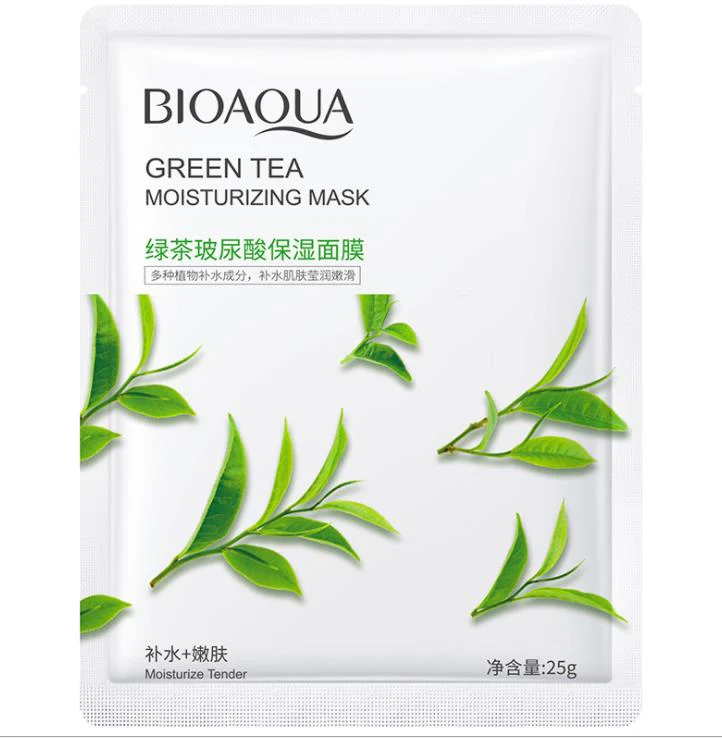 BIOAQUA Green Tea Moisturizing Face Sheet Mask 25g
