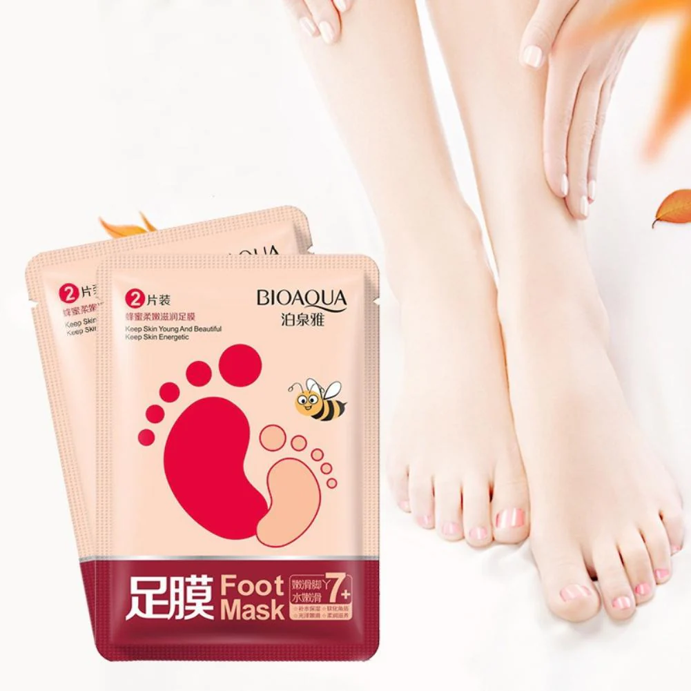 BIOAQUA Honey Moisturizing Foot Mask 35g - Image 4