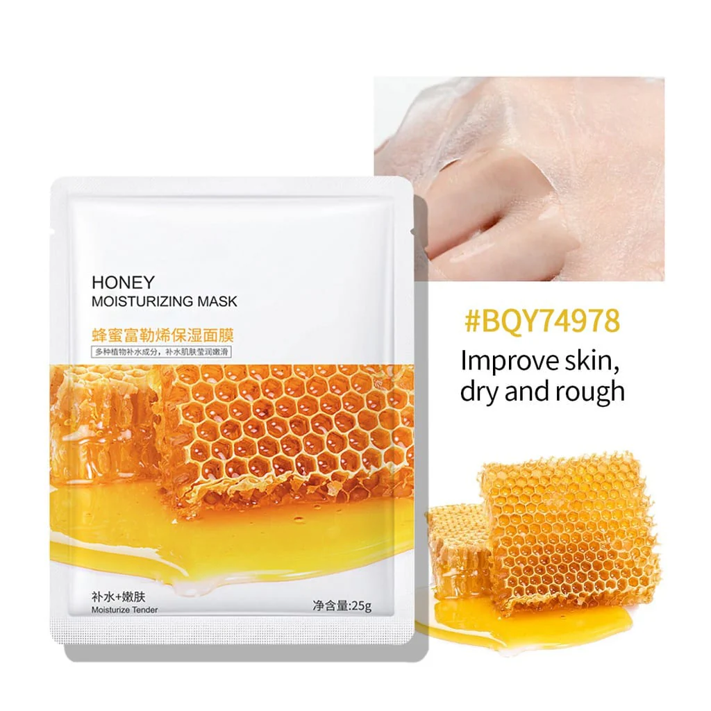 BIOAQUA Honey Moisturizing Face Sheet Mask 25g - Image 2