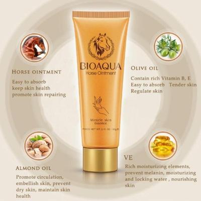 BIOAQUA Horse Ointment Miracle Moisturizing Hand Cream - 60gm - Image 3
