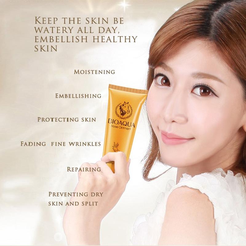 BIOAQUA Horse Ointment Miracle Moisturizing Hand Cream - 60gm - Image 4