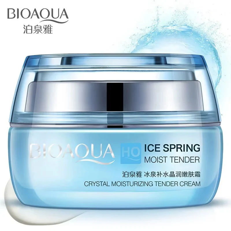 BIOAQUA Ice Spring Crystal Moisturizing Tender Face  Cream 50gm - Image 2