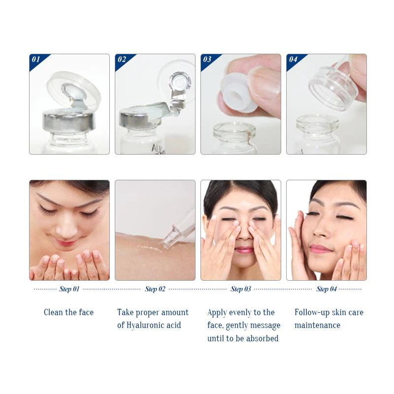 BIOAQUA Hyaluronic Acid Essence B6 Moisturizing Anti Wrinkle Facial Serum 5mlx10 - Image 6