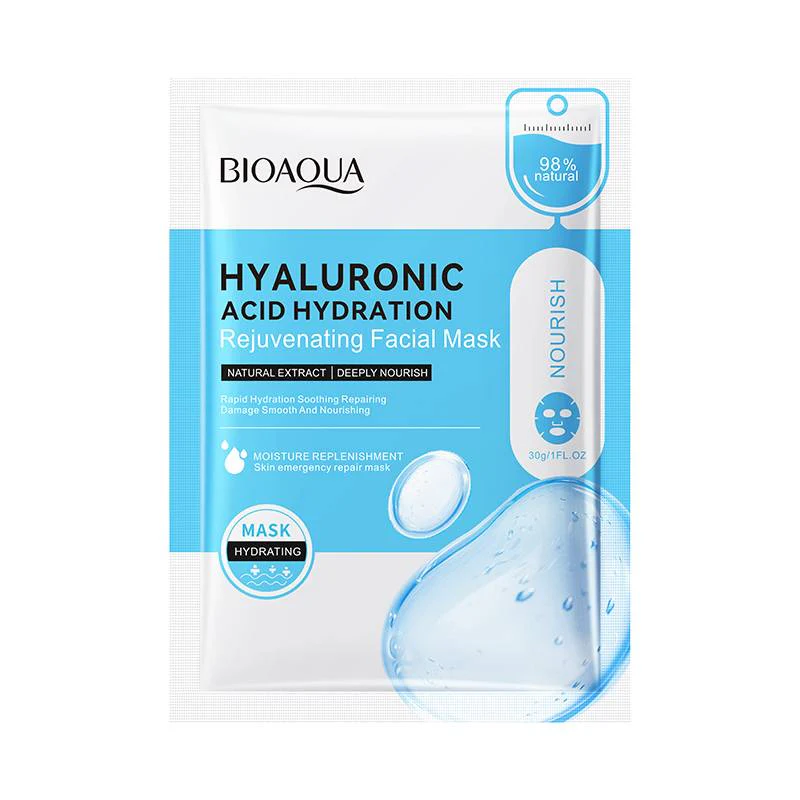 BIOAQUA Hyaluronic Acid Hydration Rejuvenating Nourish Facial Sheet Mask