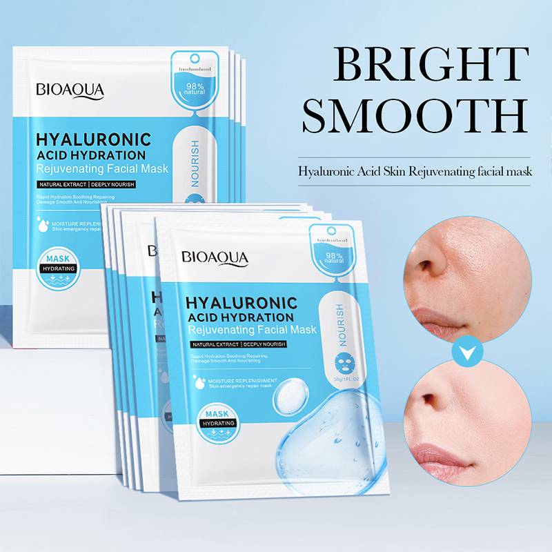 BIOAQUA Hyaluronic Acid Hydration Rejuvenating Nourish Facial Sheet Mask - Image 3