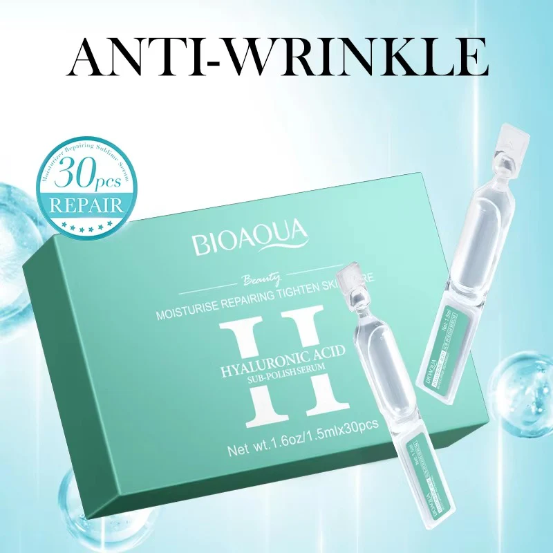 BIOAQUA Hyaluronic Acid Repairing Skin Sub-Polish Face Serum 1.5ml*30Pcs - Image 2