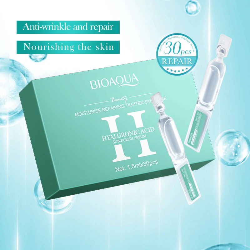 BIOAQUA Hyaluronic Acid Repairing Skin Sub-Polish Face Serum 1.5ml*30Pcs - Image 3