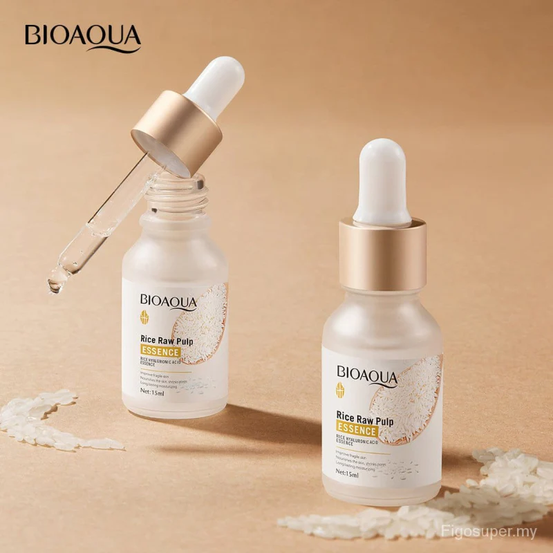 BIOAQUA Hyaluronic Acid & Rice Hydrating Serum 15ml - Image 3