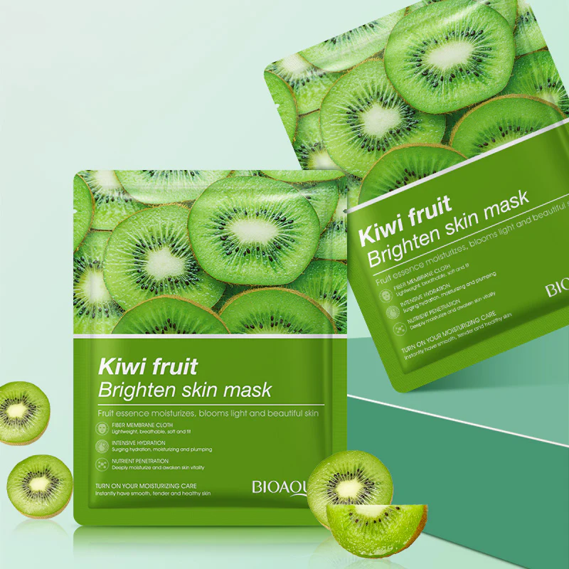 BIOAQUA Kiwi Fruit Brighten Skin Face Sheet Mask 25g - Image 2