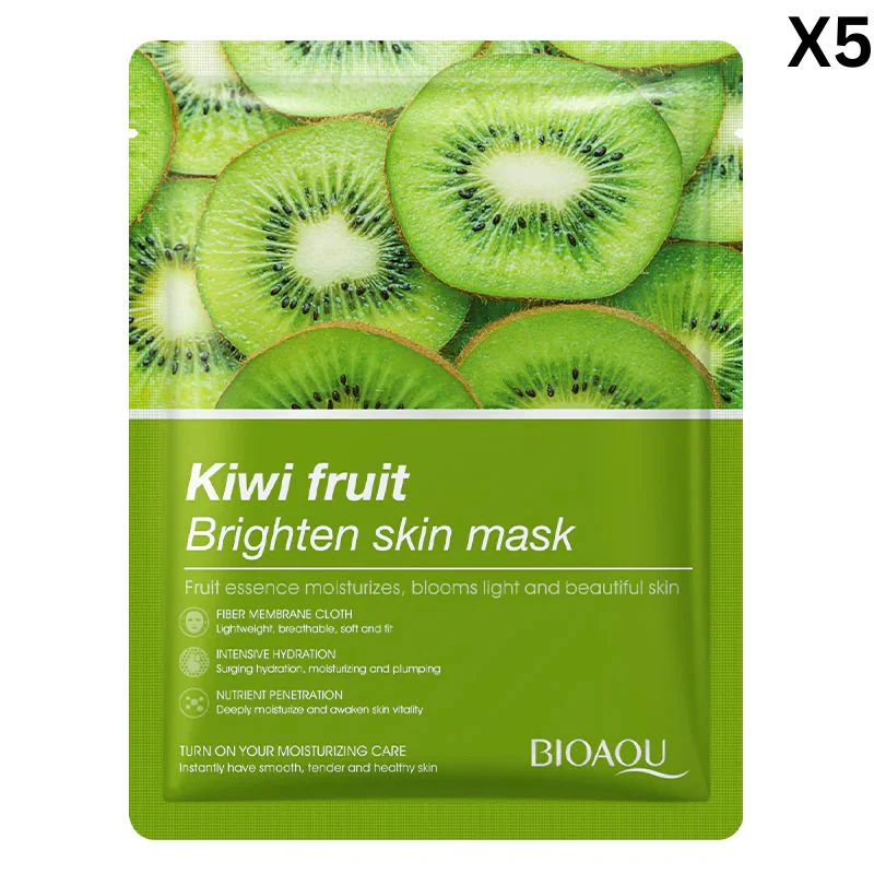 BIOAQUA Kiwi Fruit Brighten Skin Face Sheet Mask 25g - Image 5