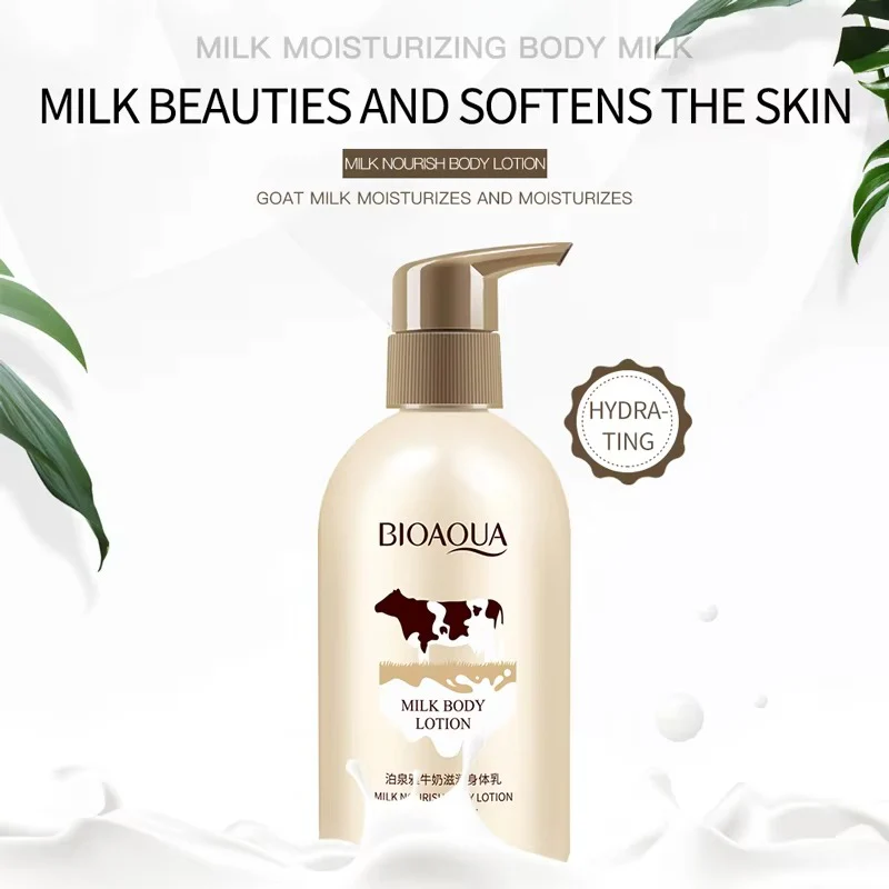 BIOAQUA Milk Whitening & Moisturizing Body Lotion – 250ml - Image 3