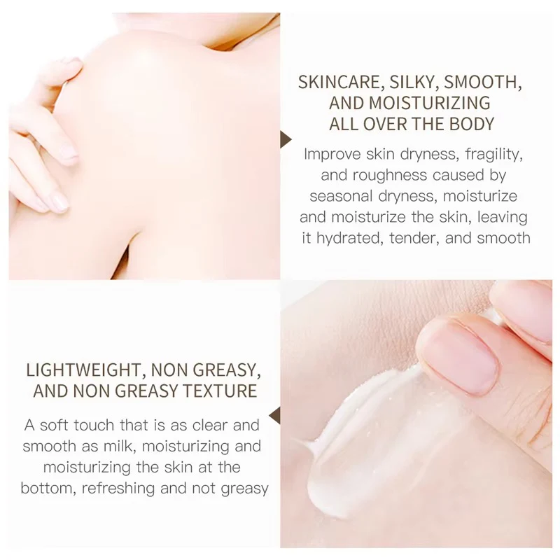BIOAQUA Milk Whitening & Moisturizing Body Lotion – 250ml - Image 5