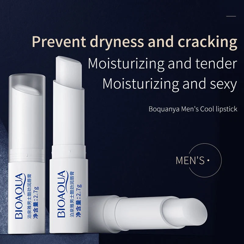 BIOAQUA Men's Cooling Lip Balm - Moisturizing Dry Lips - 2.7g - Image 3