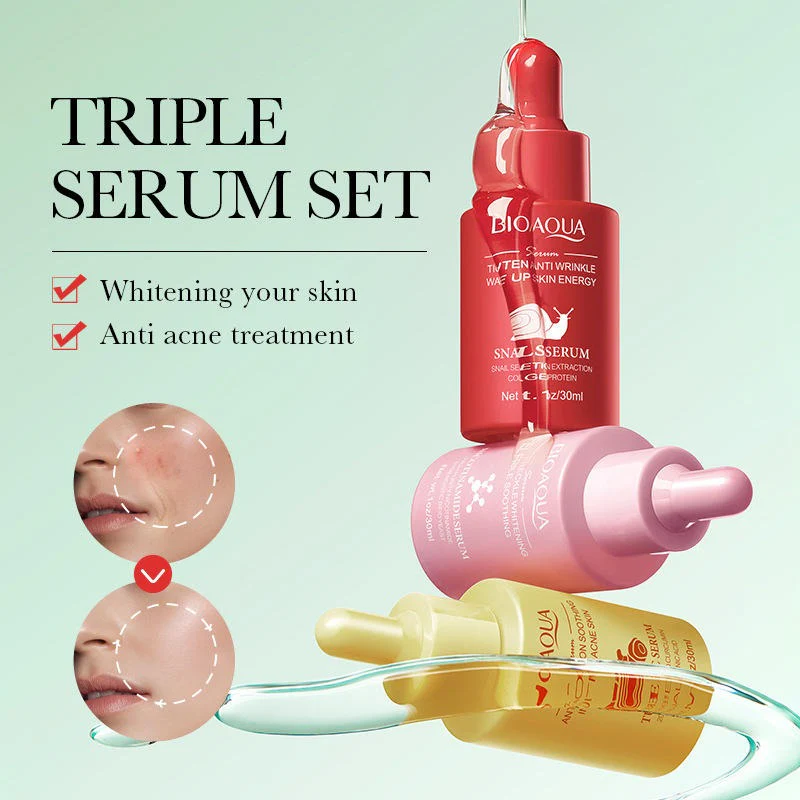 BIOAQUA Brightening & Firming Nicotinamide Serum Combination Set - Image 7