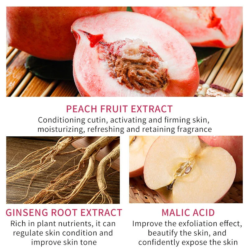 Bioaqua Peach Extract Fruit Acid Exfoliating Face Gel Cream 140g - Image 4