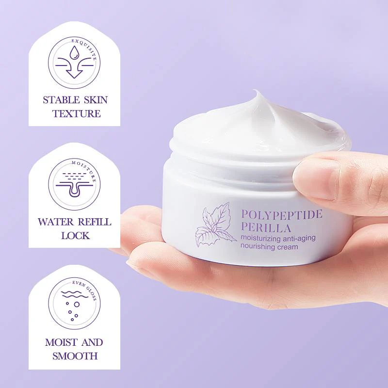 Bioaqua Polypeptide Perilla Moisturizing Anti-Aging Nourishing Cream - Image 3