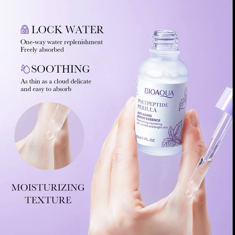 Bioaqua Polypeptide Perilla Anti-Aging Repair Essence Serum 30ml - Image 3